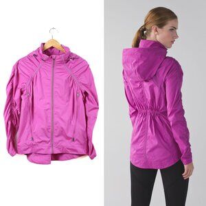 LULULEMON Gather And Sprint Water Repellent Jacket | Size 10